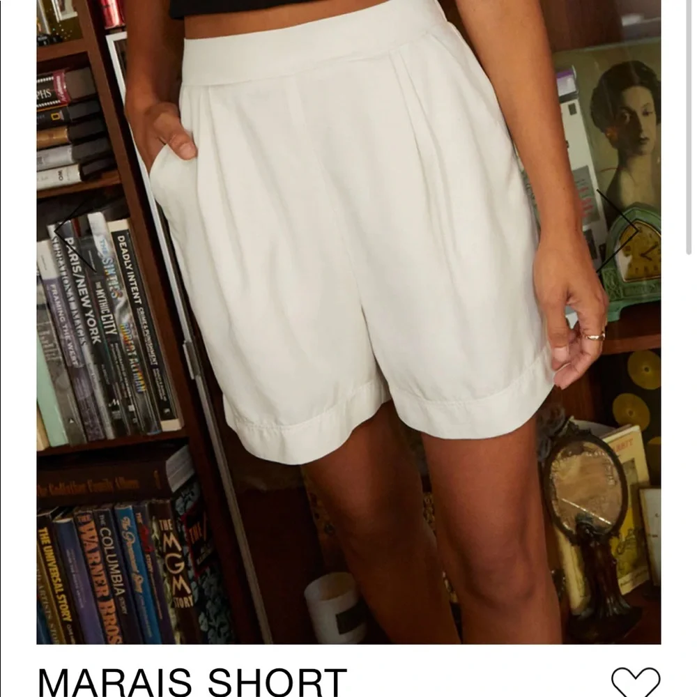 Nation ltd Maris shorts in ivory. - Picture 2 of 9
